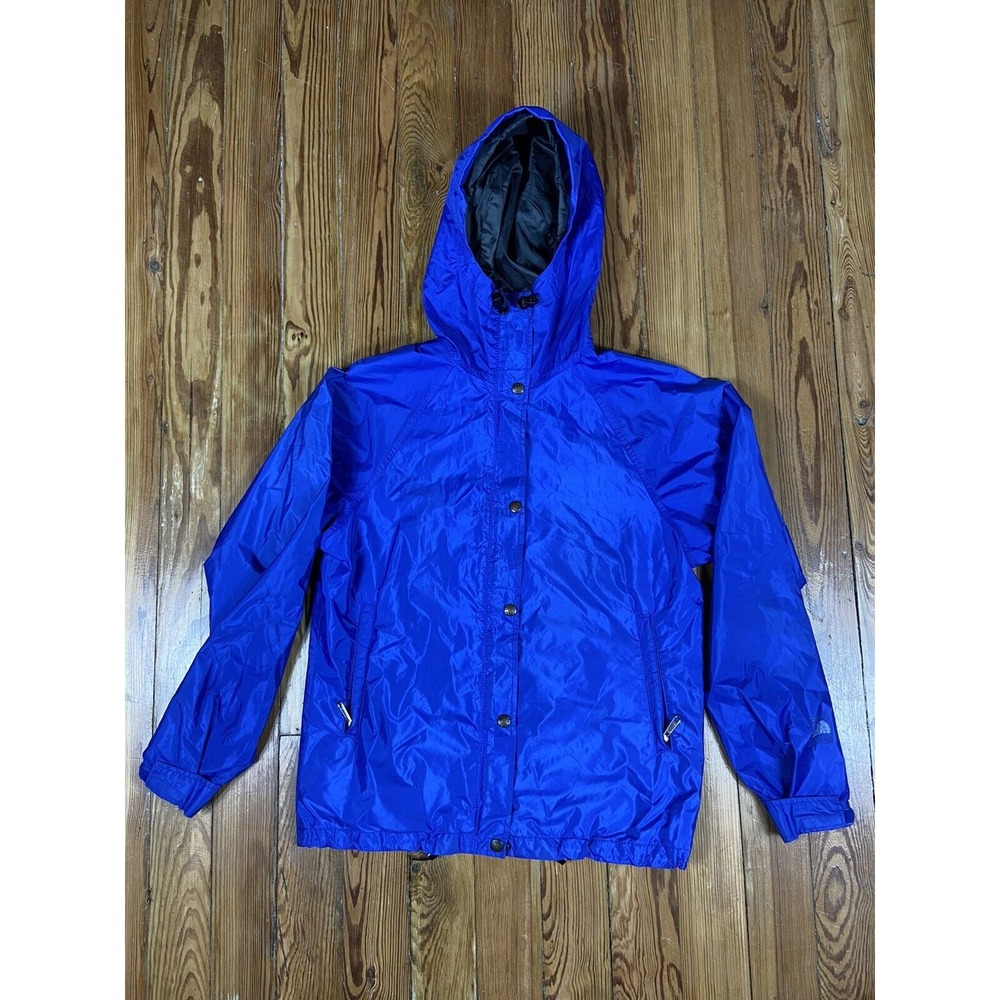 Vintage The North Face gore-tex rain jacket Women size small blue hooded vintage
